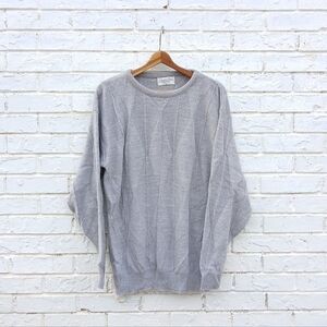Vintage Christian Dior Crewneck Sweater Gray